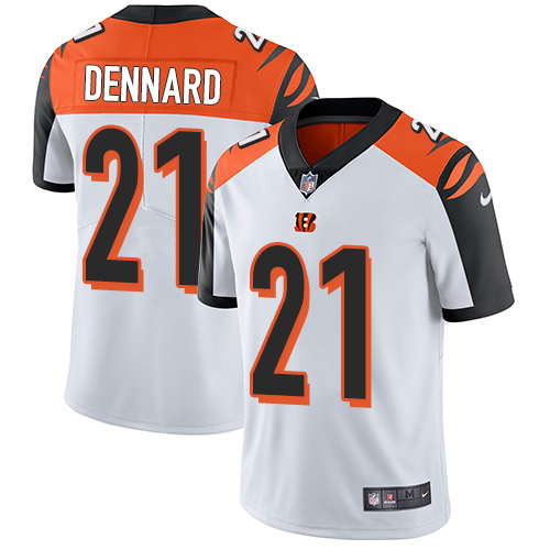 2019 men Cincinnati Bengals 21 Dennard white Nike Vapor Untouchable Limited NFL Jersey